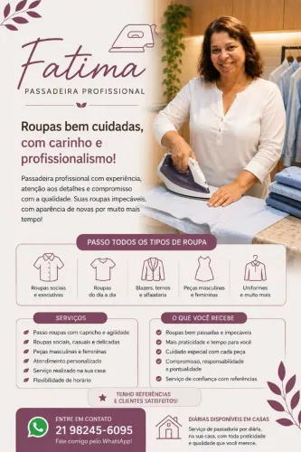 PASSADEIRA PROFISSIONAL