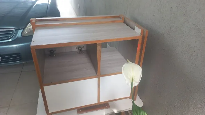 Gabinete banheiro usado