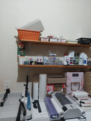 Gráfica Rápida/papelaria personalizada - máquinas, ferramentas e estoque - LIQUIDAÇÃO