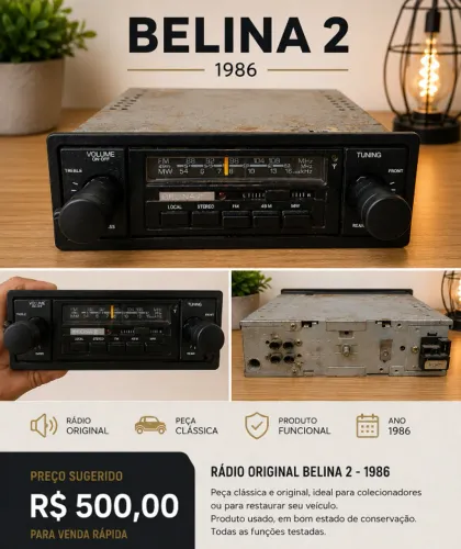 Rádio Philco original de época! Rádio já conta com Bluetooth