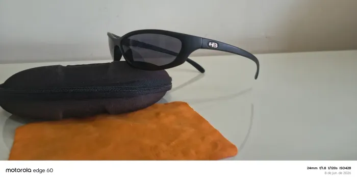 R$550,00 Óculos HB Secret, Preto fosco. Peça Rara.