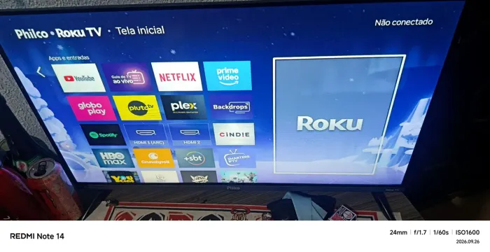 Vendo smart tv da marca Philco sistema Roku tv