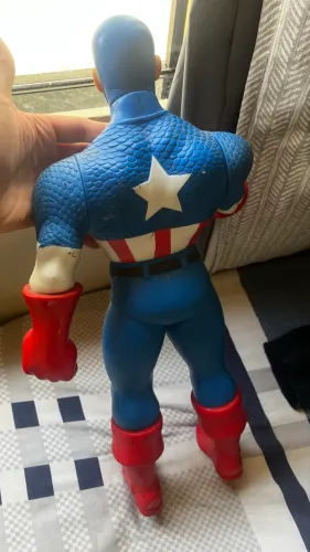 BONECO SUPER HERÓI CAPITÃO AMÉRICA