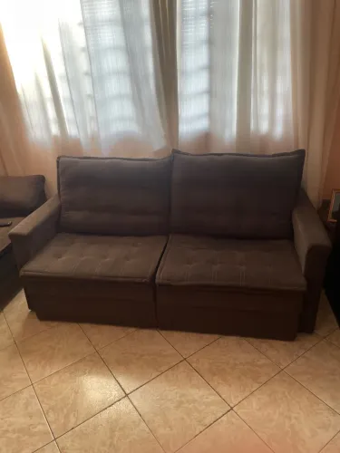 Sofá retrátil 1,60M com baú