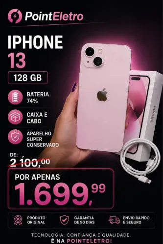 IPHONE 13 - 128 GB impecável