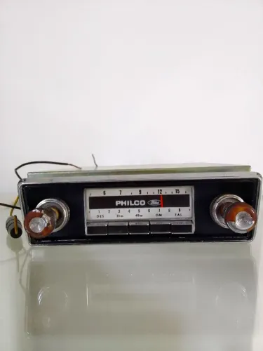 Rádio automotivo Philco Ford, Corcel, Belina, Maverick, Década de 70, não foi testado 