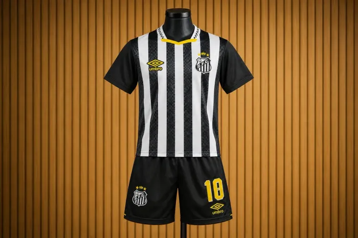 KIT INFANTIL DO SANTOS 5/6 ANOS ( N°10 NEYMAR )