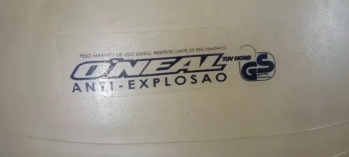 Bola Pilates O'neil 60cm Max 250 kg Dourada Anti-Explosão