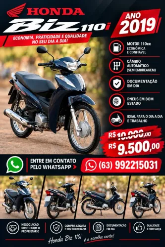 Biz 110i ano 2019