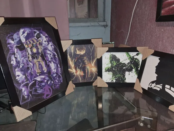 Kit de Quadros Vingadores Tanos