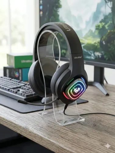 Headset gamer para vídeo gamer