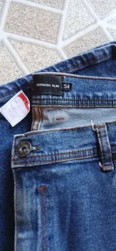 Bermuda Masculina Slim Sem Uso Tamanho 54 Plus Size