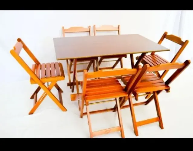 Mesa com 6 cadeiras