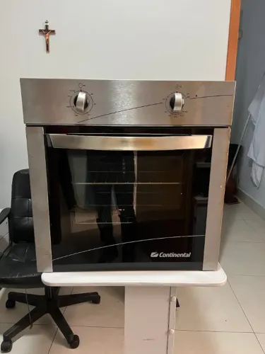 Forno Gas Inox Continental Embutir