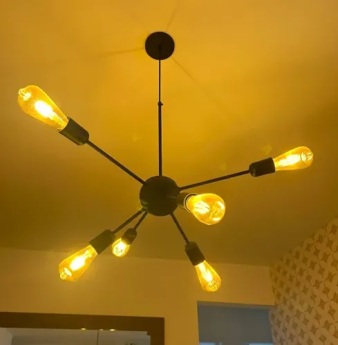 Lustre Moderno Sala de Jantar Estilo Industrial Retrô