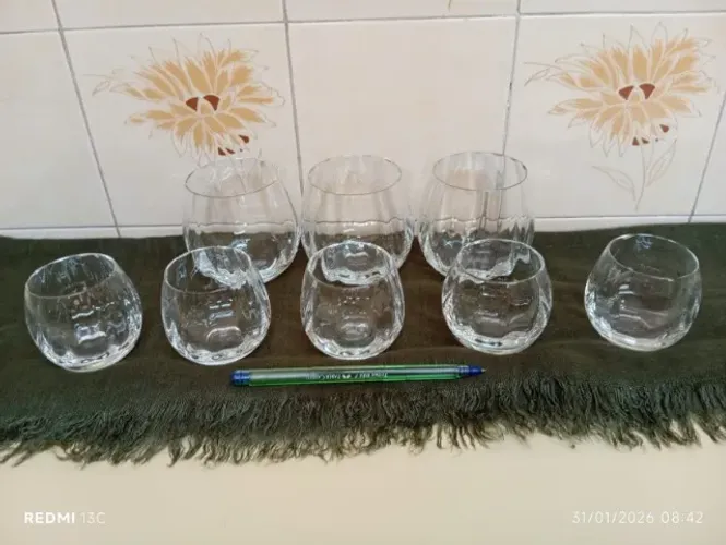 Antigo Conjunto De Copos Whisky Drinks (Usado)