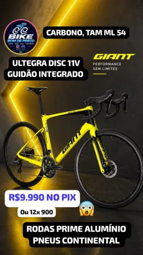 Bicicleta Speed Giant Disc carbono