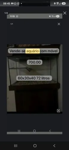 Aquário com movel