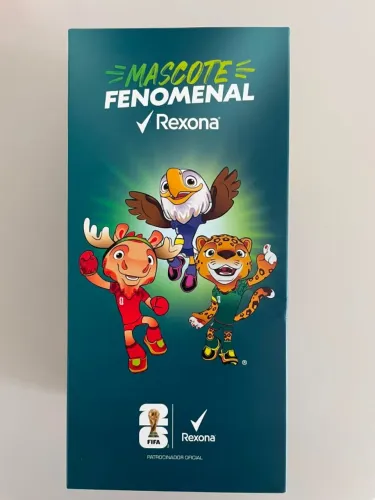 Mascote Fenomenal Rexona Copa Do Mundo 2026 Alce Maple Lacrado (Troco pelo Zayu se Lacrado