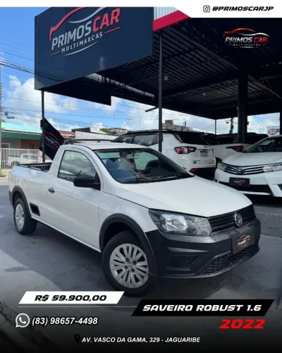 Volkswagen Saveiro Robust 1.6 Total Flex 8V 2022