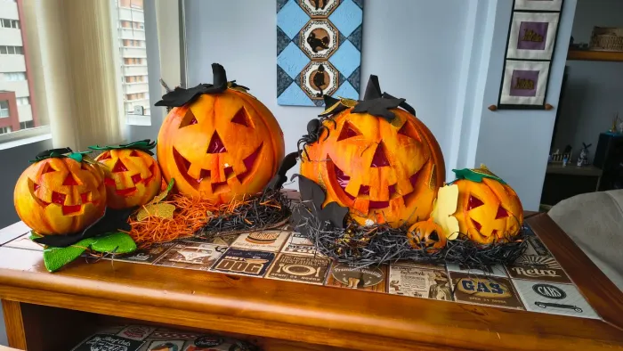 Enfeites halloween usados