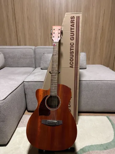 violão elétrico ibanez pc12mhlce opn canhoto