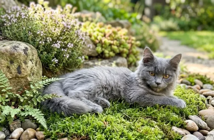 Maine Coon fêmea blue