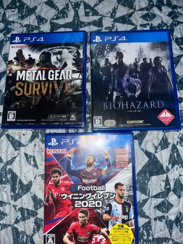     Jogos PS4 Originais Versão Japonesa | Vendo ou Troco