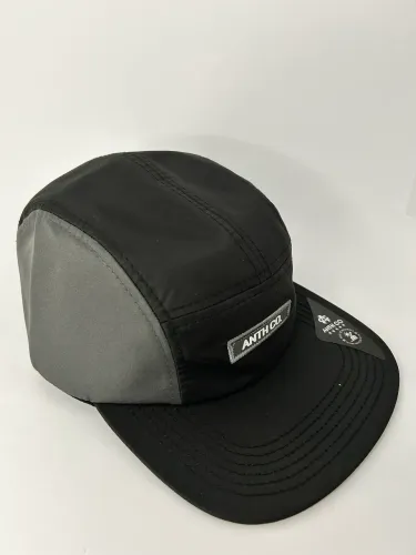 Boné Anth Co. Five Panel Preto/Cinza Streetwear