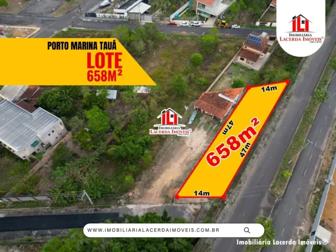Porto Marina Tauá, Lote com 658m² Pronto pra construir na Ponta Negra Manaus