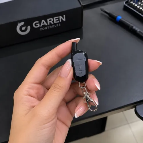 Mini controle para portão - compacto e prático