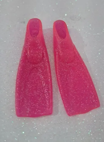 Acessório Pe de Pato para Boneca Barbie Mergulhadora