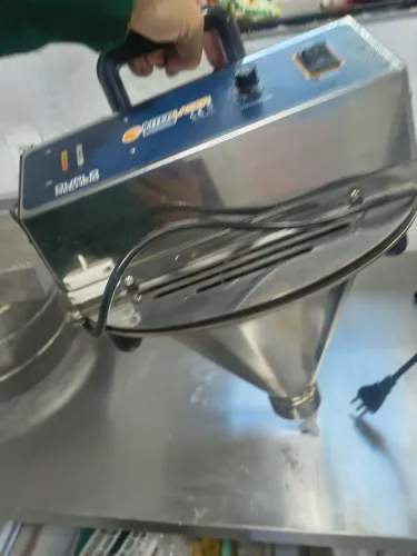 Máquina de duplo recheio de salgados