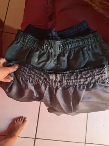 4 Short Tactel Masculino Bermuda Praia Casual Academia Bol