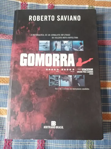 Livro Gomorra de Roberto Saviano