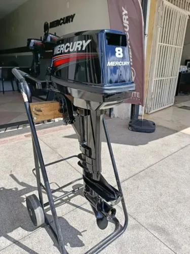Motor de popa 8hp Mercury Pronta entrega - Novo
