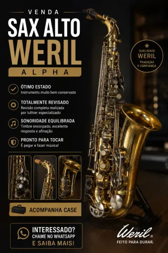 Sax Alto Weril Alpha