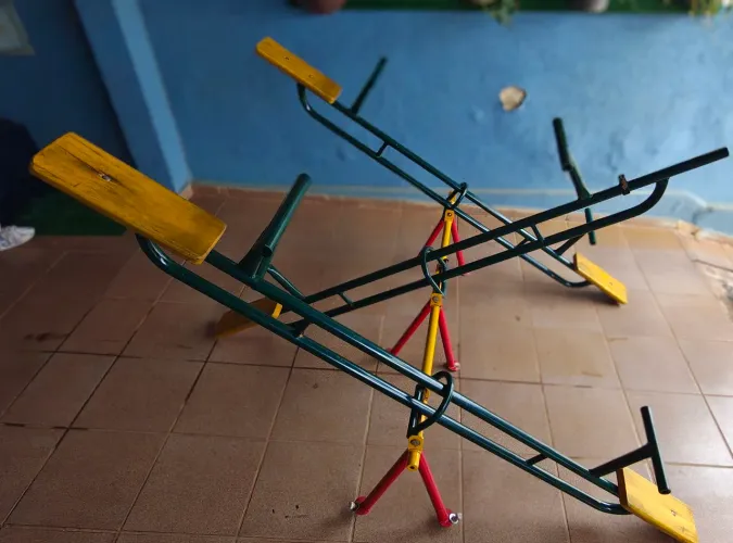 Gangorra 3 Pranchas usado - Brinquedos Para Playground Parquinho