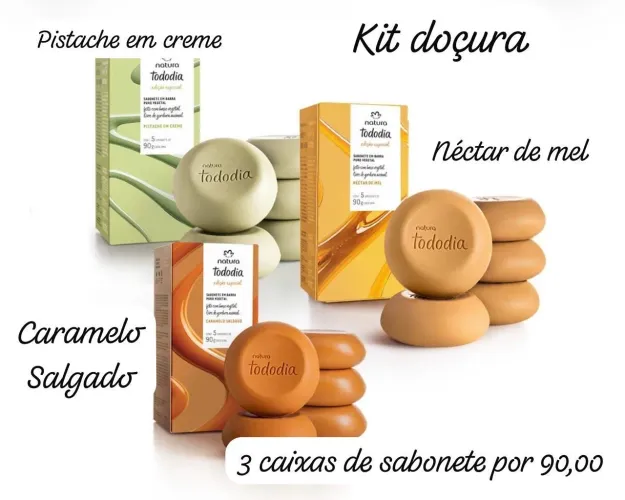Sabonete Kit lançamento doçura