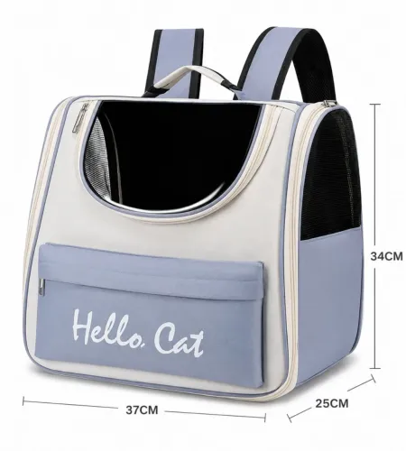 Mochila de Transporte para Gatos e Pets Pequenos - Hello Cat