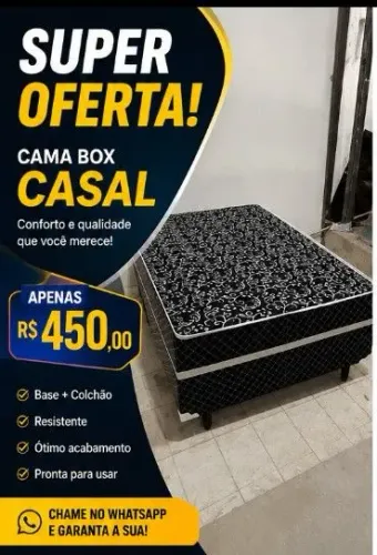 Cama box de casal