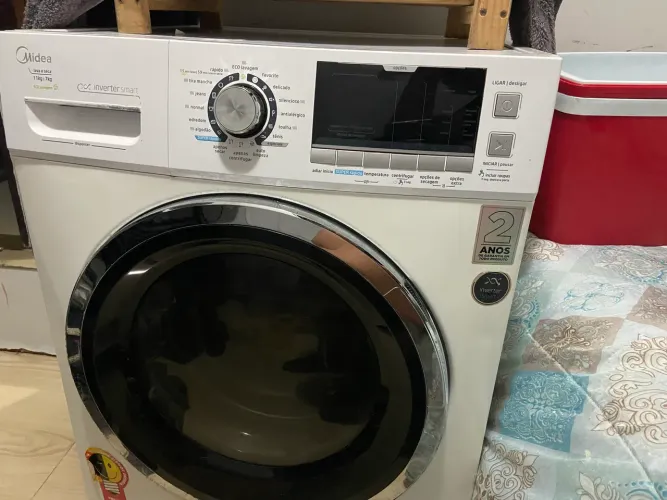 Lava e Seca Midea 11kg Inverter Smart (Com Defeito na Placa) - Para Conserto ou Peças