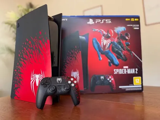 IMPECÁVEL!! Playstation 5 Edição Limitada Spider Man 2 (Aceito Cartão)