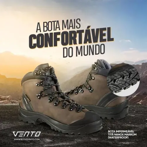 Bota Impermeável Vento Tinã Nanox - tamanho 42