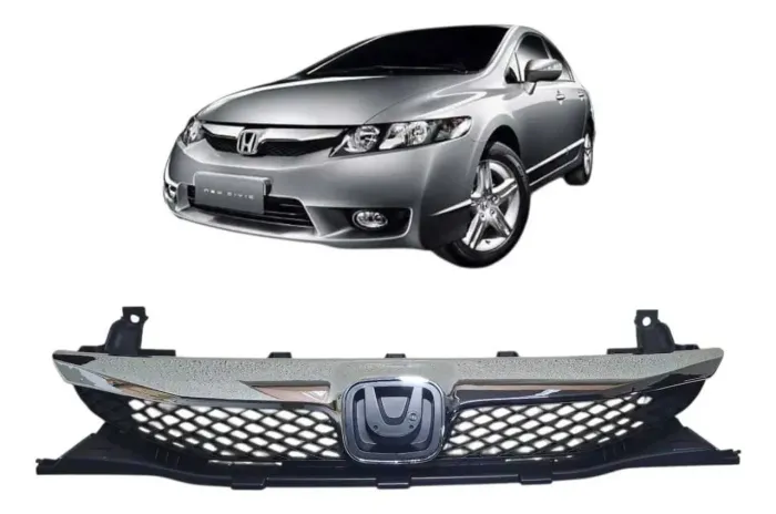 Grade Dianteira Radiador Honda New Civic 2009 2010 2011