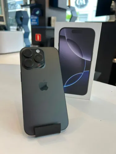 iPhone 16 Pro 256GB Preto - seminovo 6 meses de garantia