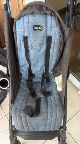 Carrinho de passeio guarda-chuva Chicco, azul e cinza