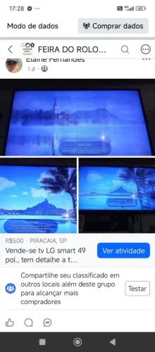 Tv LG 49 polegadas COM DETALHE