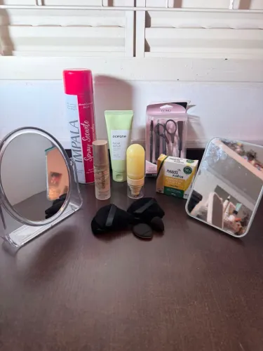 Kit de produtos de beleza e cuidados para pele