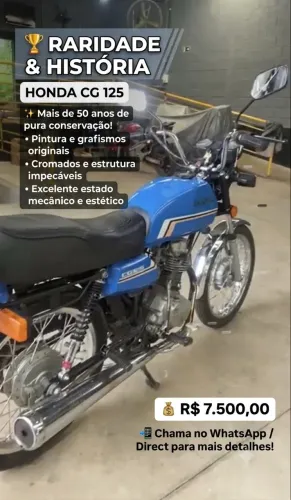 Moto cg ano 1984